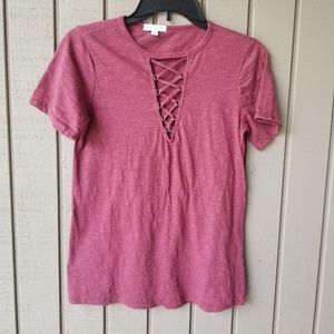 Socialite corset tee shirt